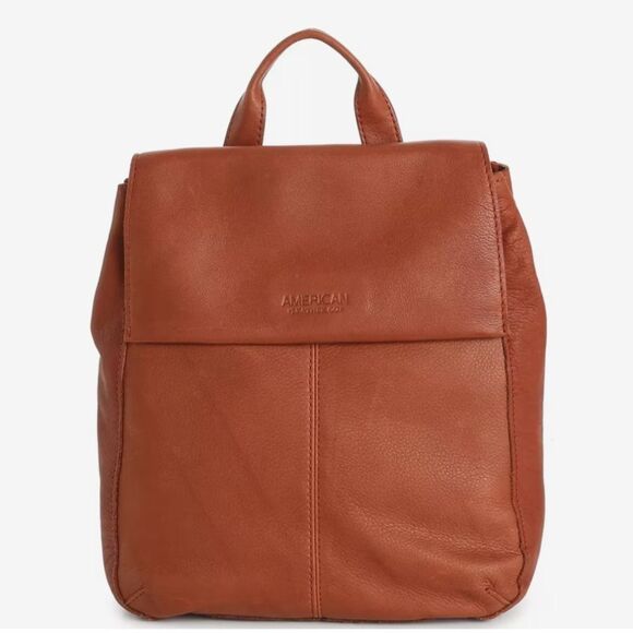 american leather Handbags - American Leather Co. brown Women backpack Bag purse neutral classic everyday GUC